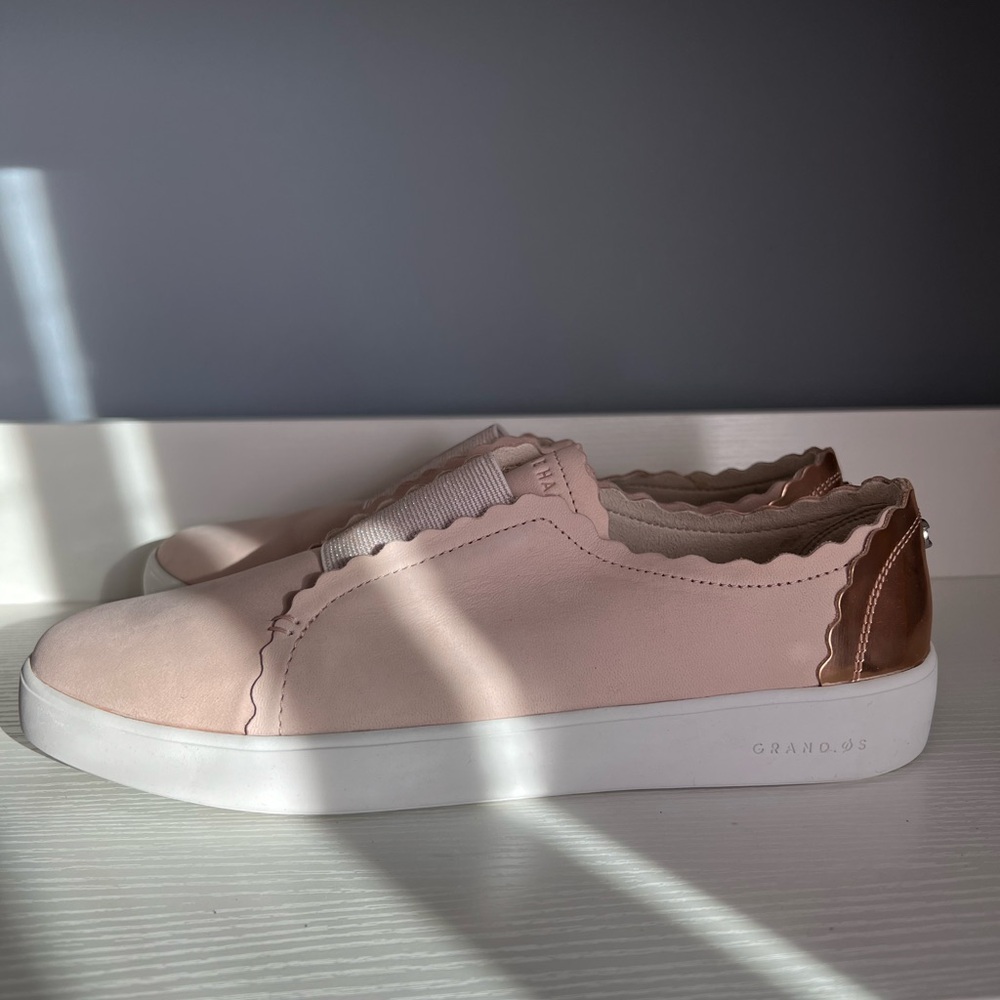 Cole Haan Grand CC Scallop Slipon Sneaker Blush - Size 8.5